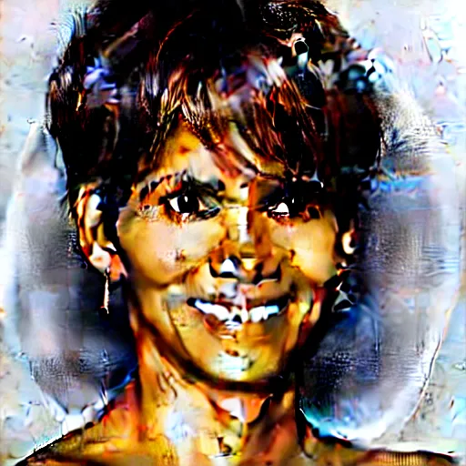 Image similar to halle berry as a berry fruits