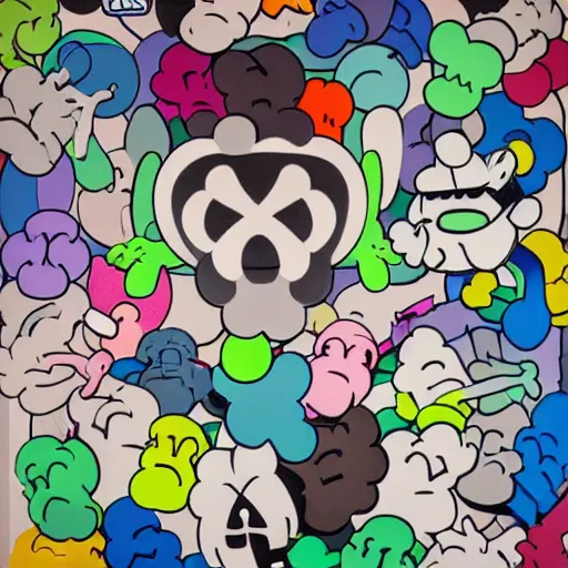 Image similar to kaws artwork