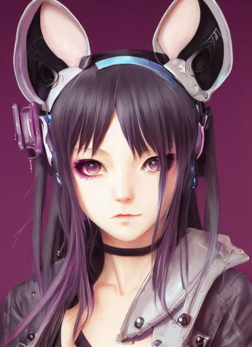 Image similar to cyberpunk nekopara fantastically detailed eyes cute girl portrait with fantastically detailed cat ears!!!!!!!!!!!! dressed like a cat modern anime style, made by Laica chrose, Mina Petrovic, Ross Tran, WLOP, Ruan Jia and Artgerm, Range Murata and William-Adolphe Bouguereau, unreal Engine Fantasy Illustration. award winning, Artstation, Hyperdetailed, 8k resolution ethereal bloom effect in pastel colours
