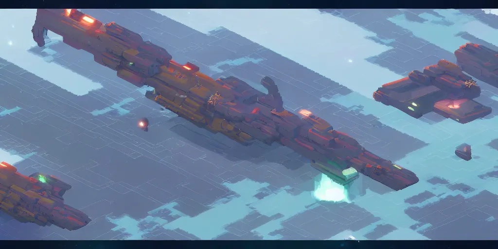 Prompt: Homeworld: 3, pixel art, concept art, artstation