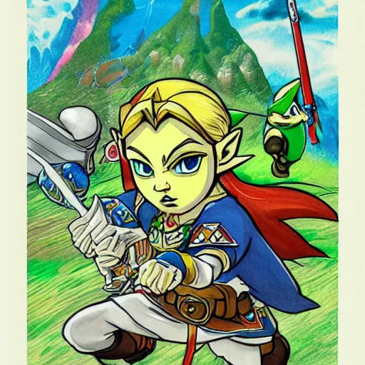 Zelda Link Transparent Background - Ocarina Of Time Link Concept