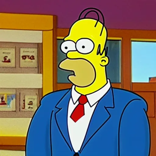 Prompt: Homer Simpson as James Bond