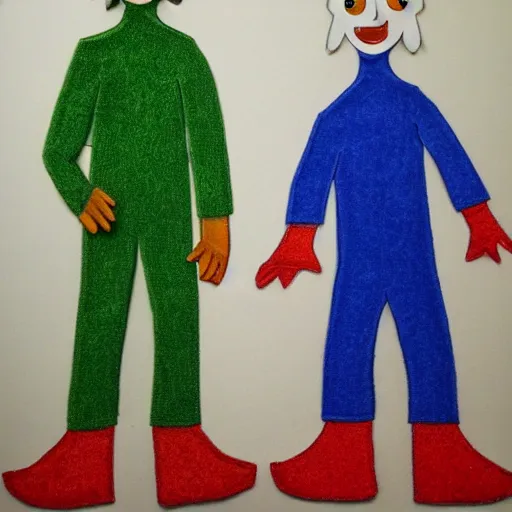 Image similar to Biblically accurate gumby