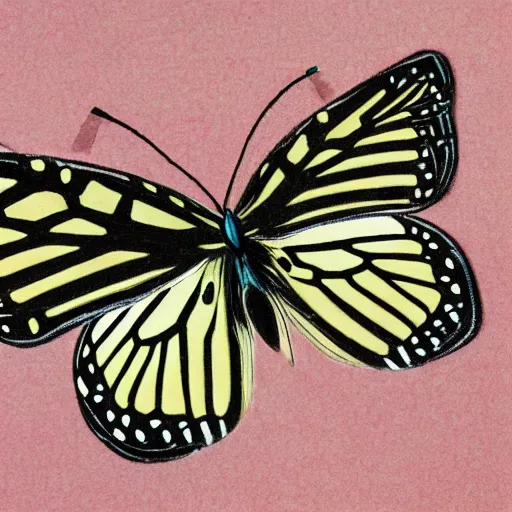 Prompt: a butterfly by akihito yoshida