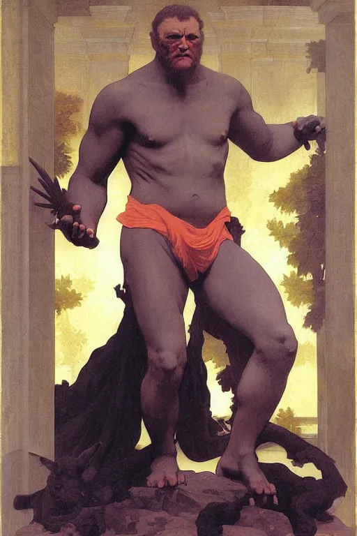 Image similar to Beast (Dr. Henry Philip Hank McCoy) from the X-Men by William Adolphe Bouguereau