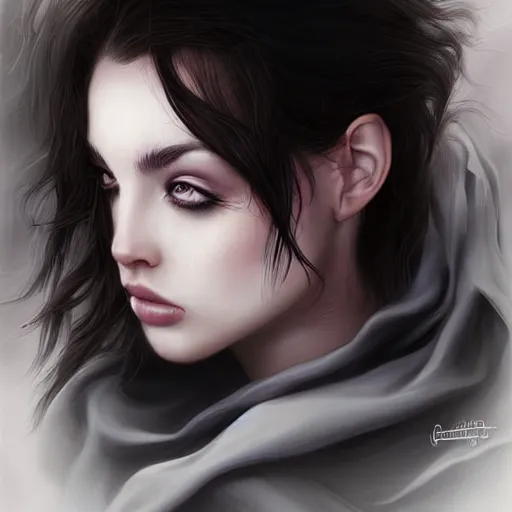 Prompt: love at first sight, perfect face, digital art, artgerm