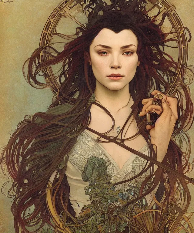 Image similar to realistic hyper detailed portrait of a clipper from into the badlands by Alphonse Mucha and Charlie Bowater and art germ, rule of thirds, golden ratio, portrait style with the subject in the middle of the frame