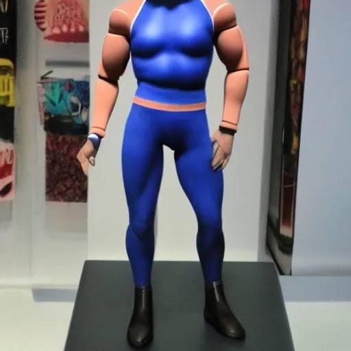 Image similar to muscular buff life sized ken doll also as a male android