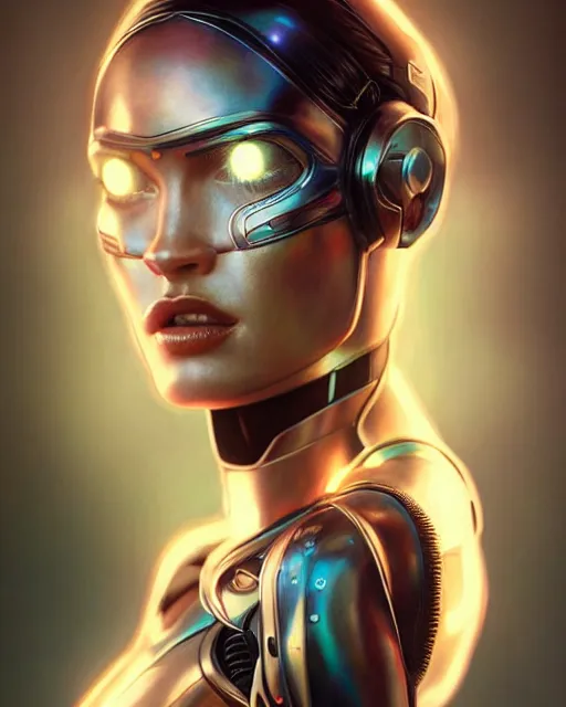 Prompt: weta disney pixar movie still portrait photo of megan fox as cyborg woman by pixar, by weta, wlop, ilya kuvshinov, rossdraws, artgerm, maxim cover, latex, sweaty, iridescent, bright morning, anime, liosh, mucha