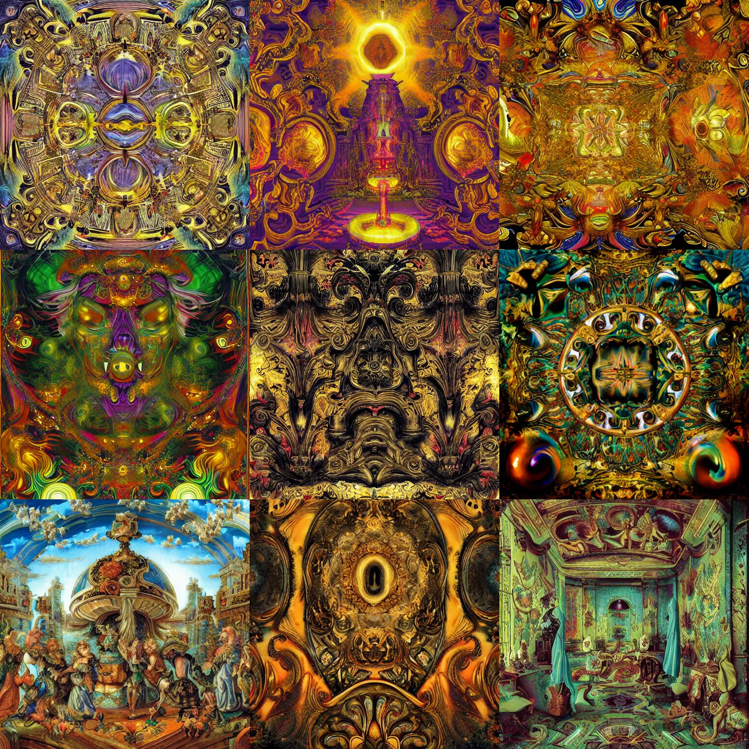 Image similar to baroque dmt trip