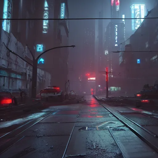 Image similar to grimdark dystopian cyberpunk city, unreal engine, 8 k, ultra realistic, ultra detail