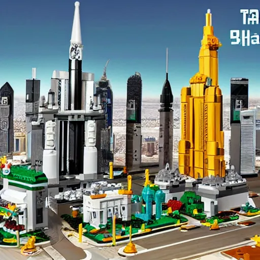 Prompt: Riyadh city lego set