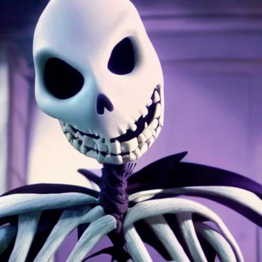 Prompt: animated film still of jerma in the nightmare before christmas, hyperrealistic, ultra realistic, realistic, highly detailed, epic, hd quality, 8k resolution, body and headshot, film still