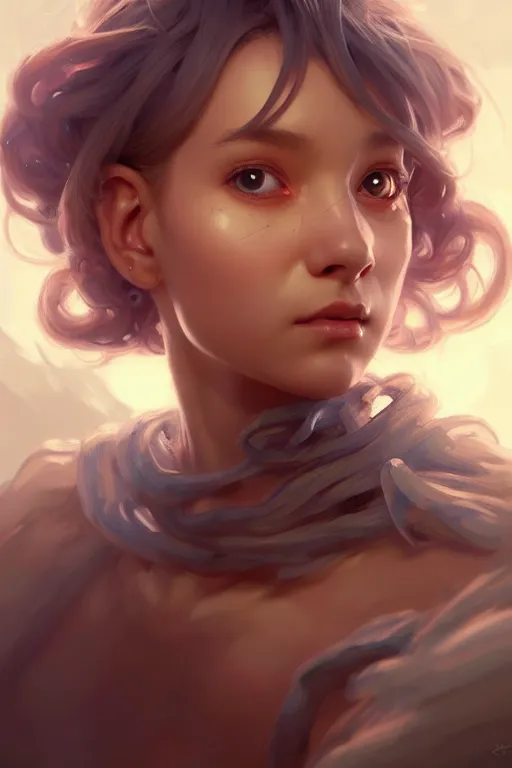 Image similar to clear portrait of a tiny cute bacteria concept charakter, cottagecore!!, background hyper detailed, character concept, full body, dynamic pose, intricate, elegant, highly detailed, digital painting, artstation, concept art, smooth, sharp focus, illustration, art by artgerm and greg rutkowski and alphonse mucha