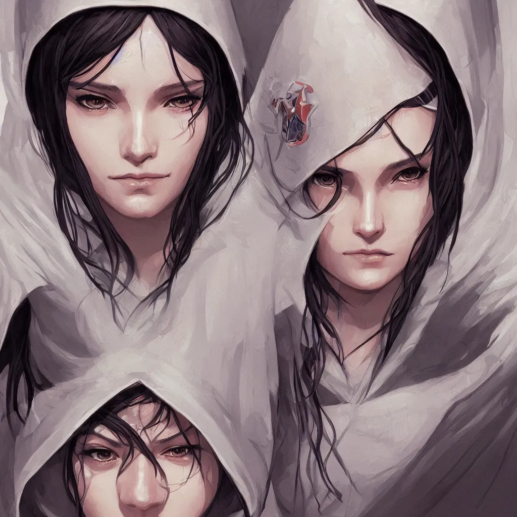 Image similar to one female jedi master, wearing the traditional jedi robe, beautiful and uniquely odd looking, detailed symmetrical close up portrait, intricate complexity, in the style of artgerm and ilya kuvshinov, magic the gathering, star wars art