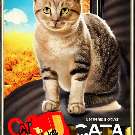 Image similar to cat movie poster