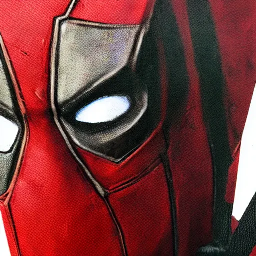 Prompt: Deadpool painted by Leonardo da Vinci hyper realistic 4K quality