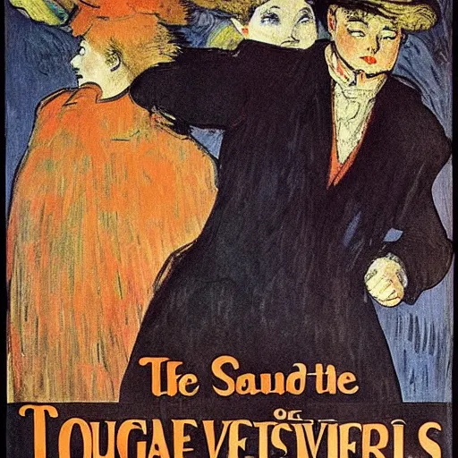 Image similar to dance of the seven veils, toulouse - lautrec poster