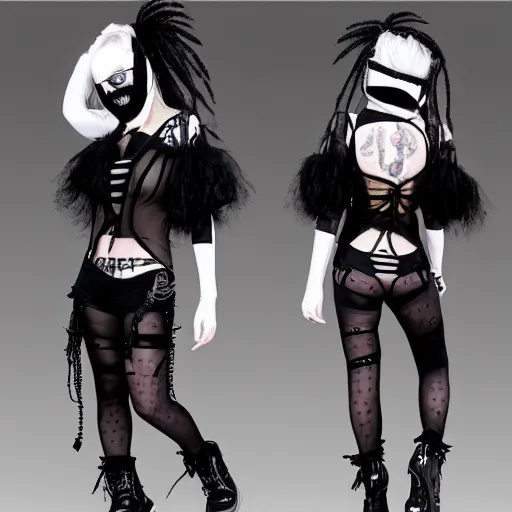 Image similar to cybergoth