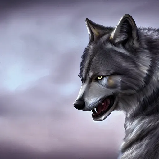Prompt: A wolf as a fighter pilot, digital art, 4k