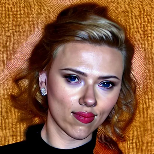 Image similar to scarlett johansson as a hamster