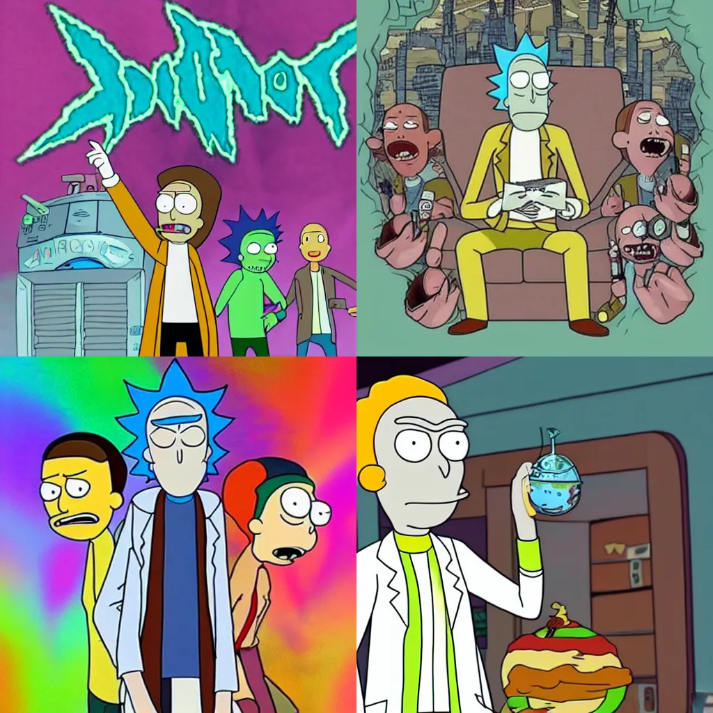 Prompt: get schwifty from rick and morty