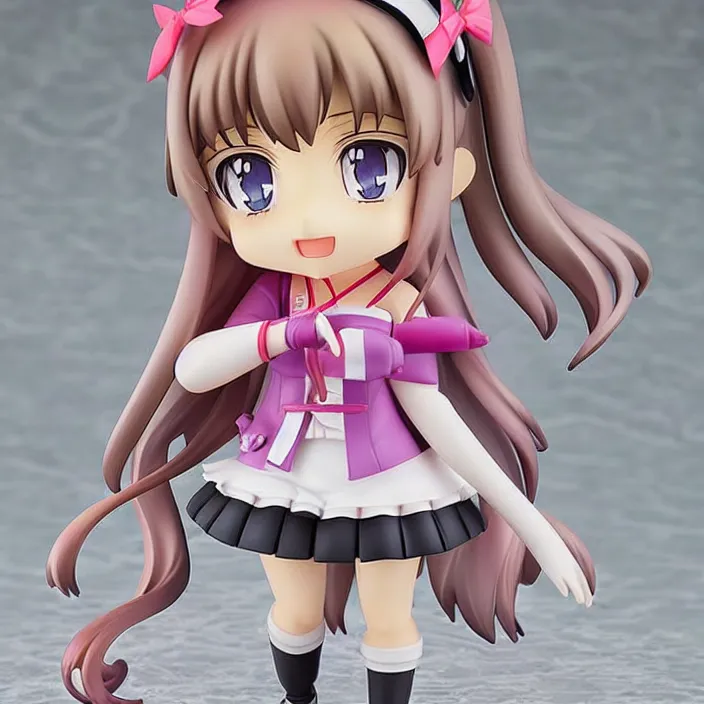 Image similar to Yuzuki Yukari, An anime Nendoroid of Yuzuki Yukari, figurine, detailed product photo