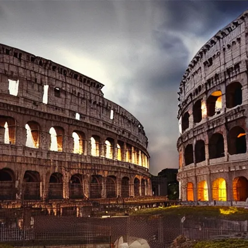 Prompt: rome in the year 2 0 7 7
