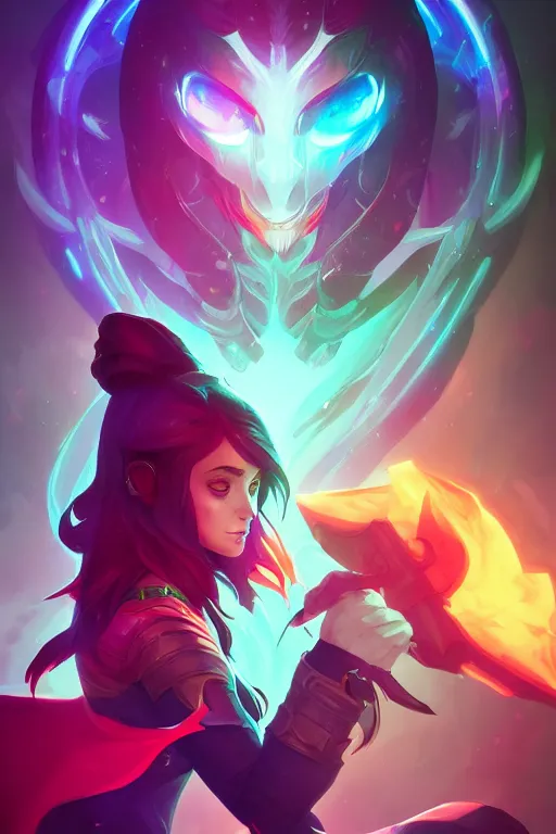 Prompt: sett league of legends wild rift hero champions arcane magic digital painting bioluminance alena aenami artworks in 4 k design by lois van baarle by sung choi by john kirby artgerm style pascal blanche and magali villeneuve mage fighter assassin