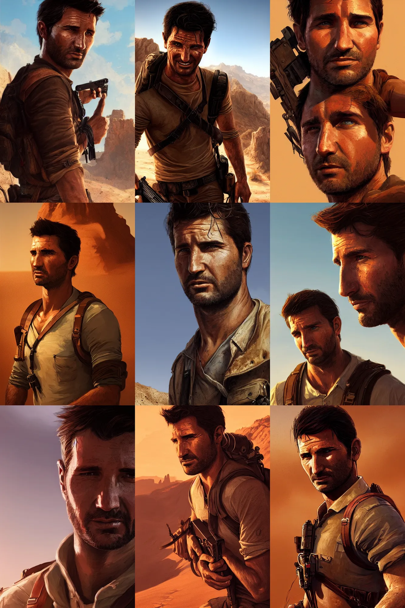 Nathan Drake Uncharted Painting by Davis Eleanor - Pixels