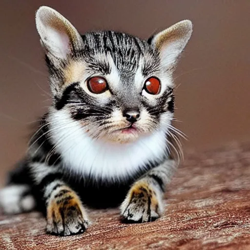 Image similar to photo of world ’ s smallest cat the size of a honeybee