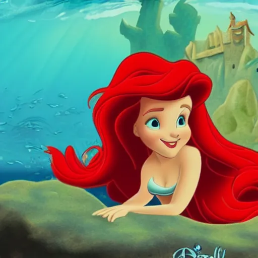 Image similar to ariel the little mermaid