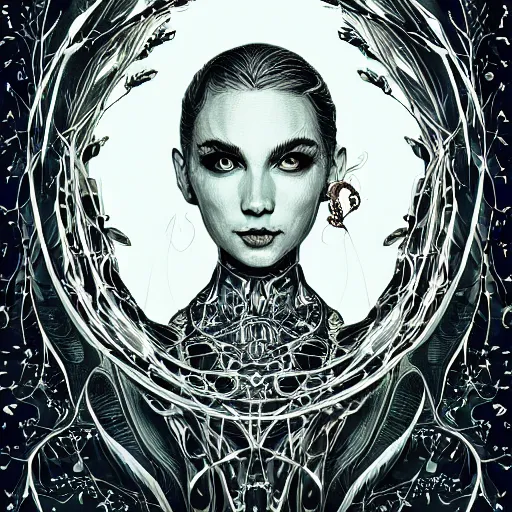 Prompt: the portrait of an unimaginably beautiful, graceful, elegant, and sophisticated young vampire woman made of bulbs of garlic, an ultrafine detailed illustration by james jean, intricate linework, bright colors, final fantasy, behance contest winner, vanitas, angular, altermodern, unreal engine 5 highly rendered, global illumination, radiant light, detailed and intricate environment