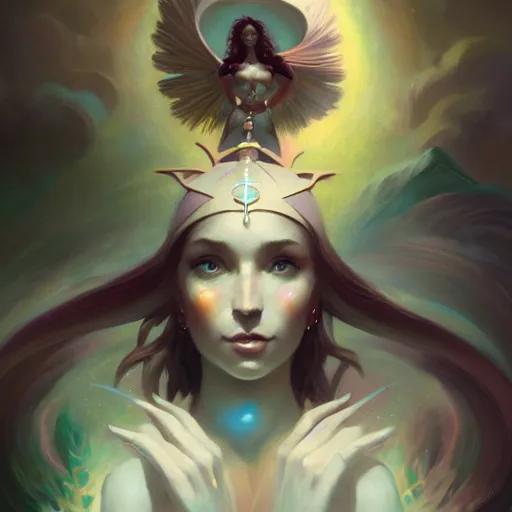 Image similar to portrait of a goddess of dreams by pete mohrbacher and greg rutkowski and wlop and artgerm, digital art, unreal engine 5, trending on artstation, deviantart, pinterest, rule of thirds, 4 k uhd image