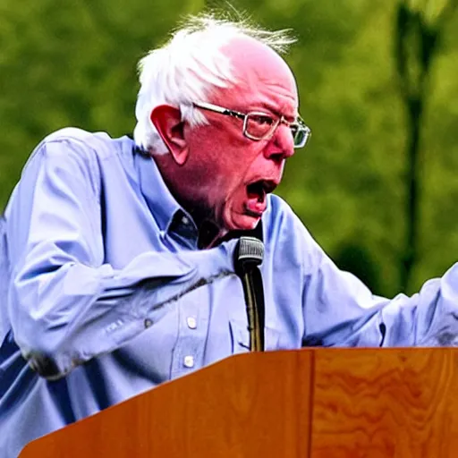 Image similar to bernie sanders yelling at walter white,