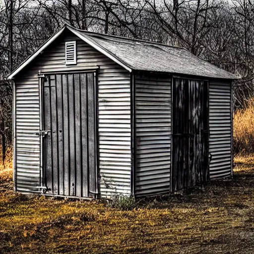 Image similar to abandoned shed