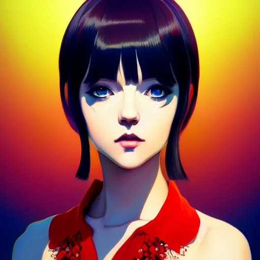 Image similar to a portrait of a beautiful molly wryn, subatomic, art by ilya kuvshinov and wlop and and josan gonzalez, shikanosuke yagaki, mitsumayo, reivaille, digital art, highly detailed, intricate, sharp focus, trending on artstation hq, deviantart, pinterest, unreal engine 5, 4 k uhd image