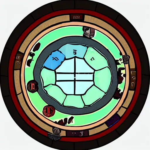 Image similar to dungeons and dragons human fighter round token round token circle ellipse bordered greatsword vtt foundry dndbeyond.com round transparent background