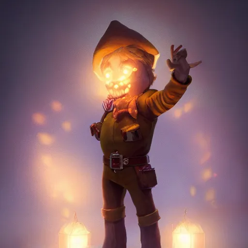 Image similar to A portrait of a cotton-headed ninny-muggins, huggy wuggy from poppy playtime video game, fullbody, ultra high detailed, glowing lights, oil painting, Greg Rutkowski, Charlie Bowater, Beeple, unreal 5, DAZ, hyperrealistic, octane render, RPG portrait, dynamic lighting, fantasy art, beautiful face