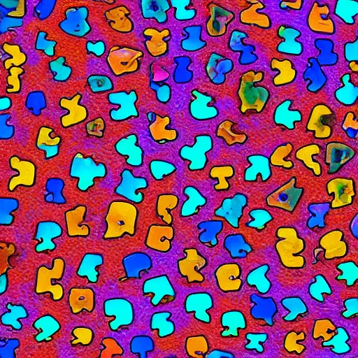 Prompt: a colorful autostereogram of a mind virus