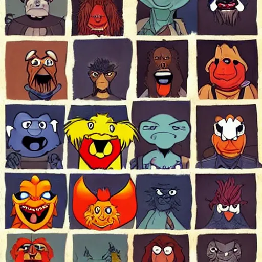 Image similar to thundercats as muppets by jim henson