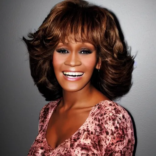 Prompt: photo of a 2 0 1 0 s young woman who is 2 3 yo whitney houston