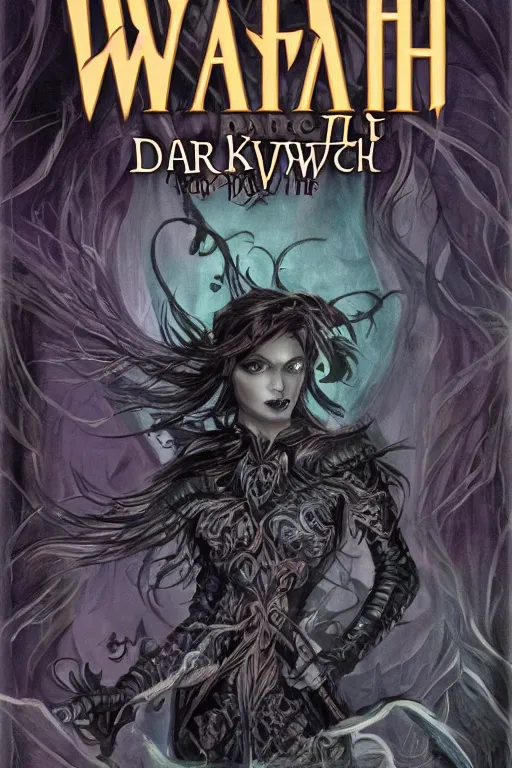 Image similar to fantasy book cover for dark witch, 2 0 2 2