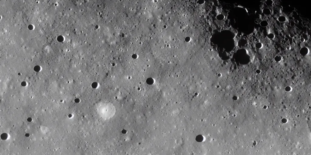 Image similar to moon surface highly detailed nasa photo