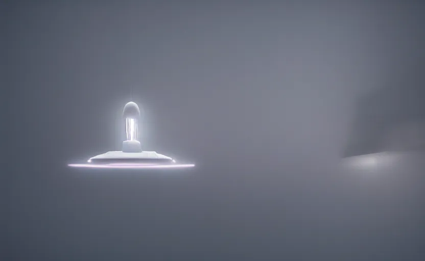 Image similar to a pastel color secret ufo hangar s - 4, extremely intricate and detailed 8 k cinematic lighting, hyper realism
