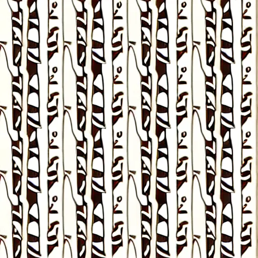 Image similar to vector art for cnc plasma, laser, unique modern birch tree design pattern