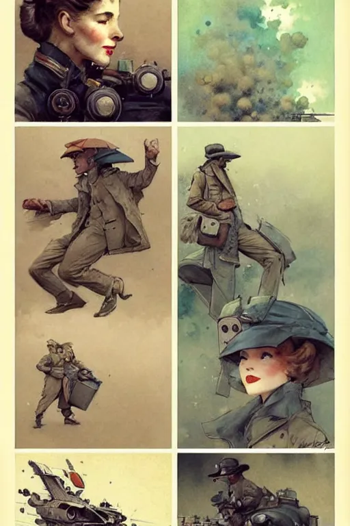 Prompt: ( ( ( ( ( 1 9 5 0 s retro future page design elements borders deviders boxes. muted colors. ) ) ) ) ) by jean - baptiste monge!!!!!!!!!!!!!!!!!!!!!!!!!!!!!!