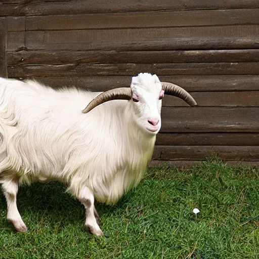 Prompt: dolly parton as a goat