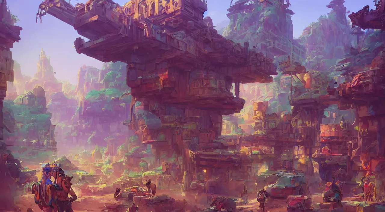 Image similar to arabian marketplace vivid tissu color fabric greeble block jungle dirt ground wood wall fortress volume lighting shine video game icon, 2 d game art gta cover, official fanart behance hd artstation by jesper ejsing, by rhads, makoto shinkai and lois van baarle, ilya kuvshinov, rossdraws