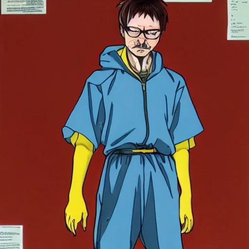 Image similar to Walter white is asuka from evangelion